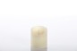 Preview: CASAYA LED Kerze, 3D Rustic FLAME,  Ø 9 cm, creme, Timer, 10608